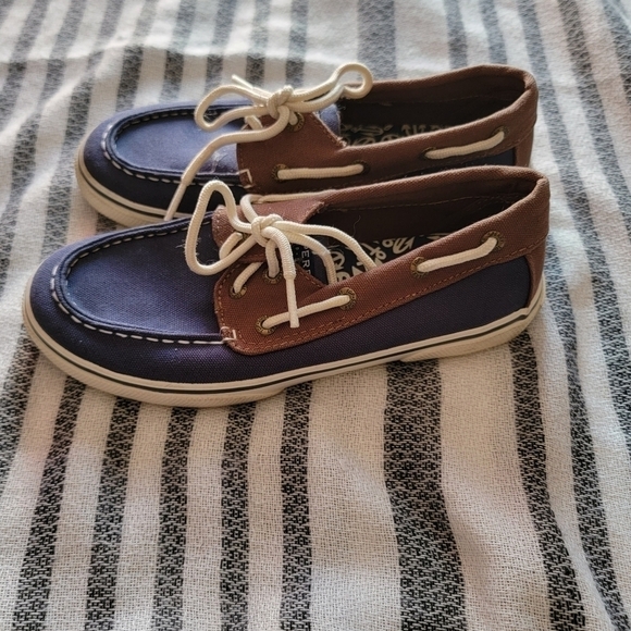 Youth Sperry top sider Halyard slip on shoe - Picture 3 of 8